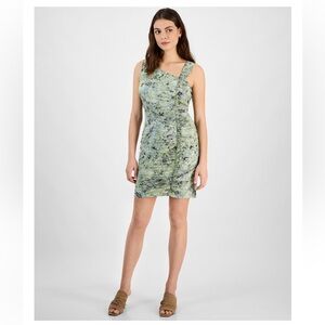 NWT!! Bar III Printed Ruched Sheath Dress